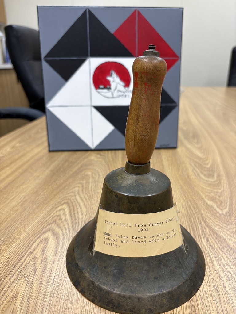 Grover School Bell circa 1906 