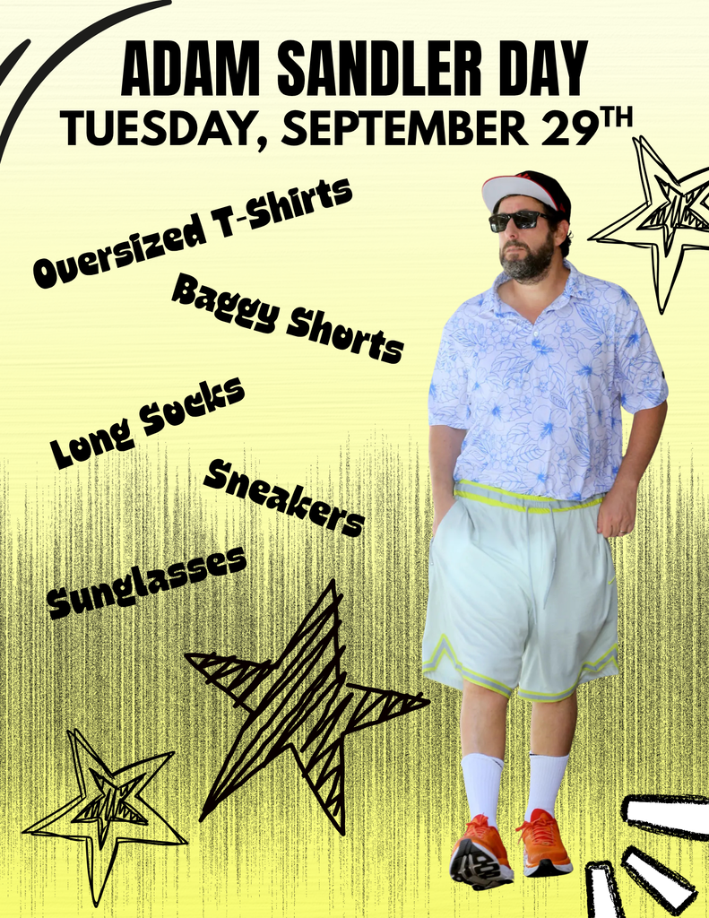 Adam Sandler Day poster