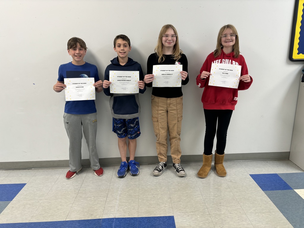 6th Grade Students of the Week