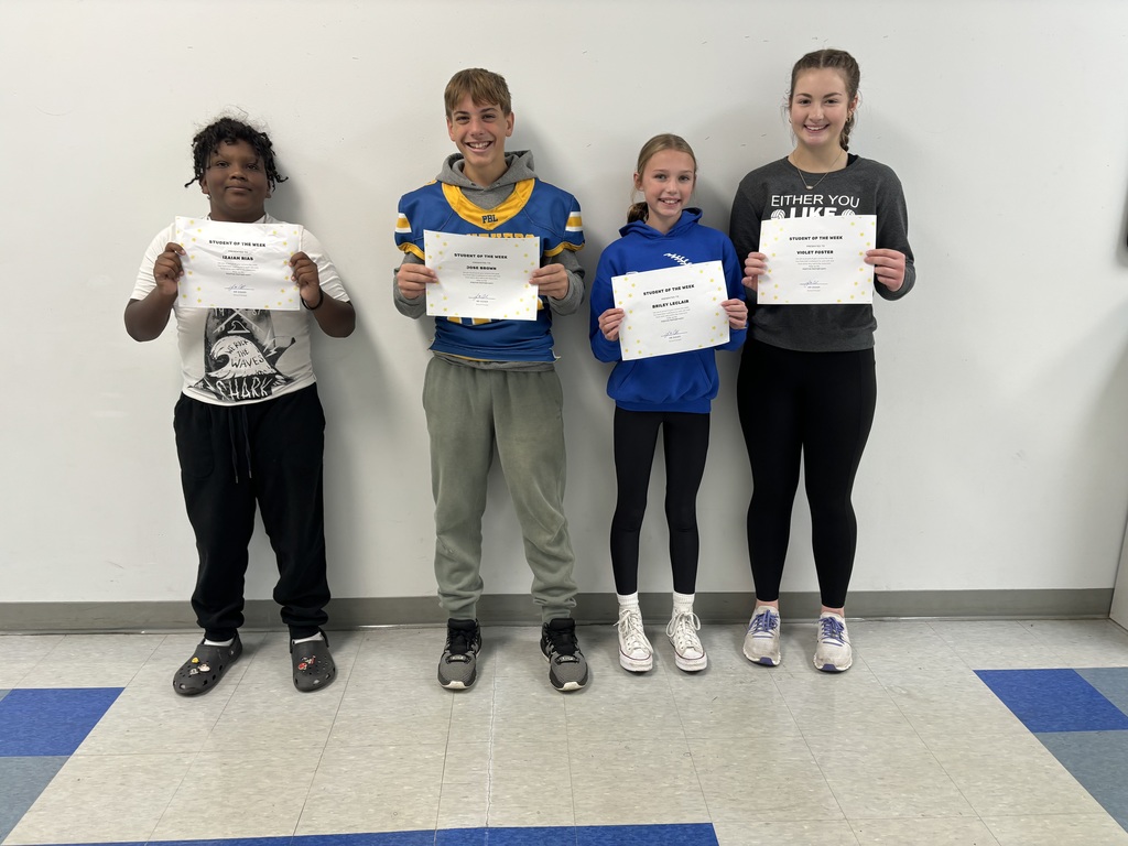 7th Grade Students of the Week