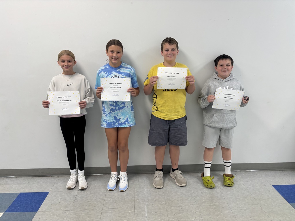 7th Grade Students of the Week 8