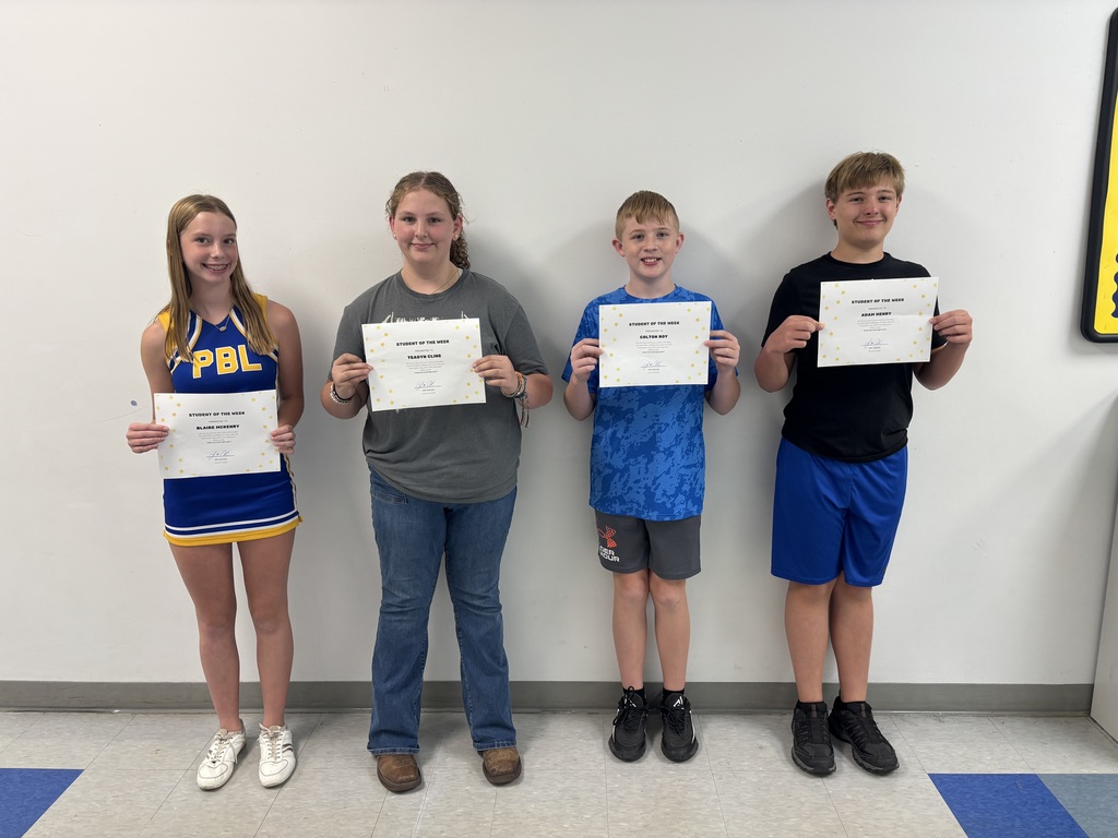 8th Grade Students of the Week 9