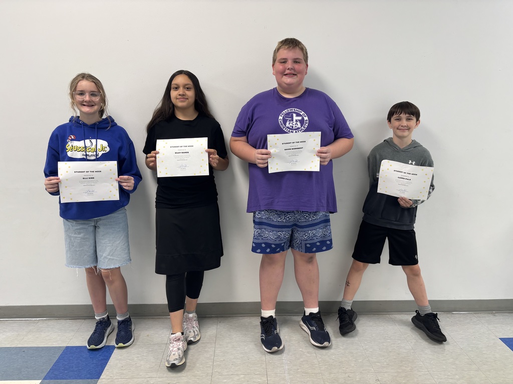 7thth Grade Students of the Week 9