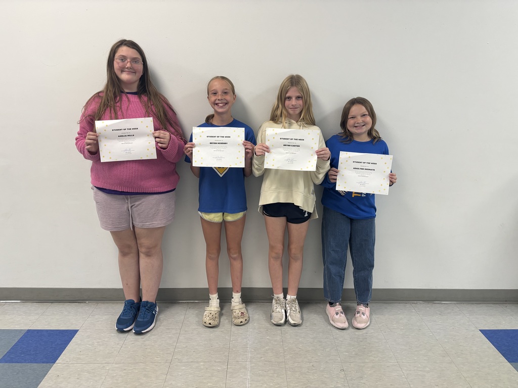 6th Grade Students of the Week 9