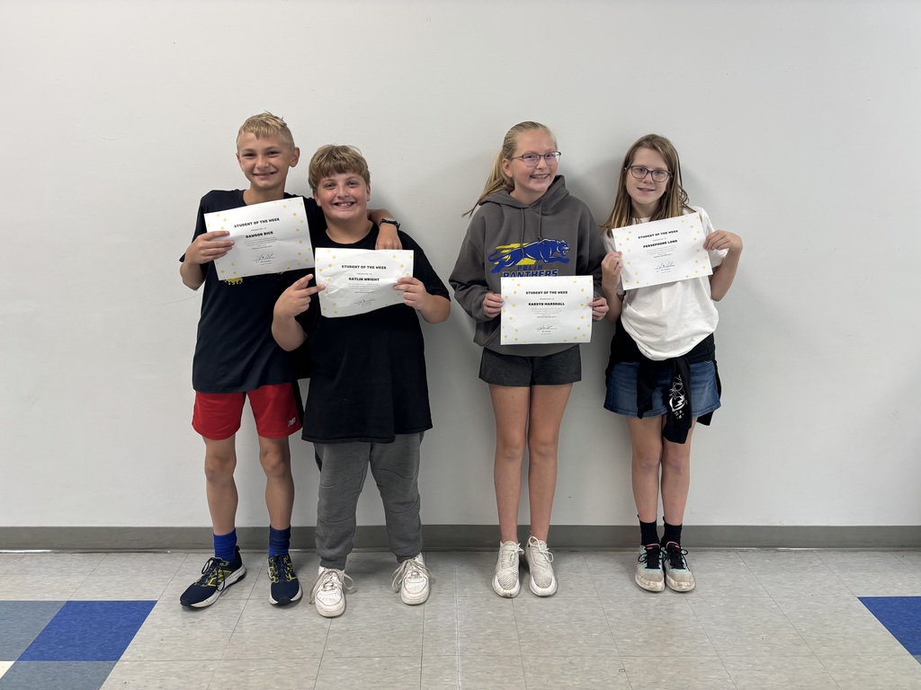7th Grade Students of the Week 9