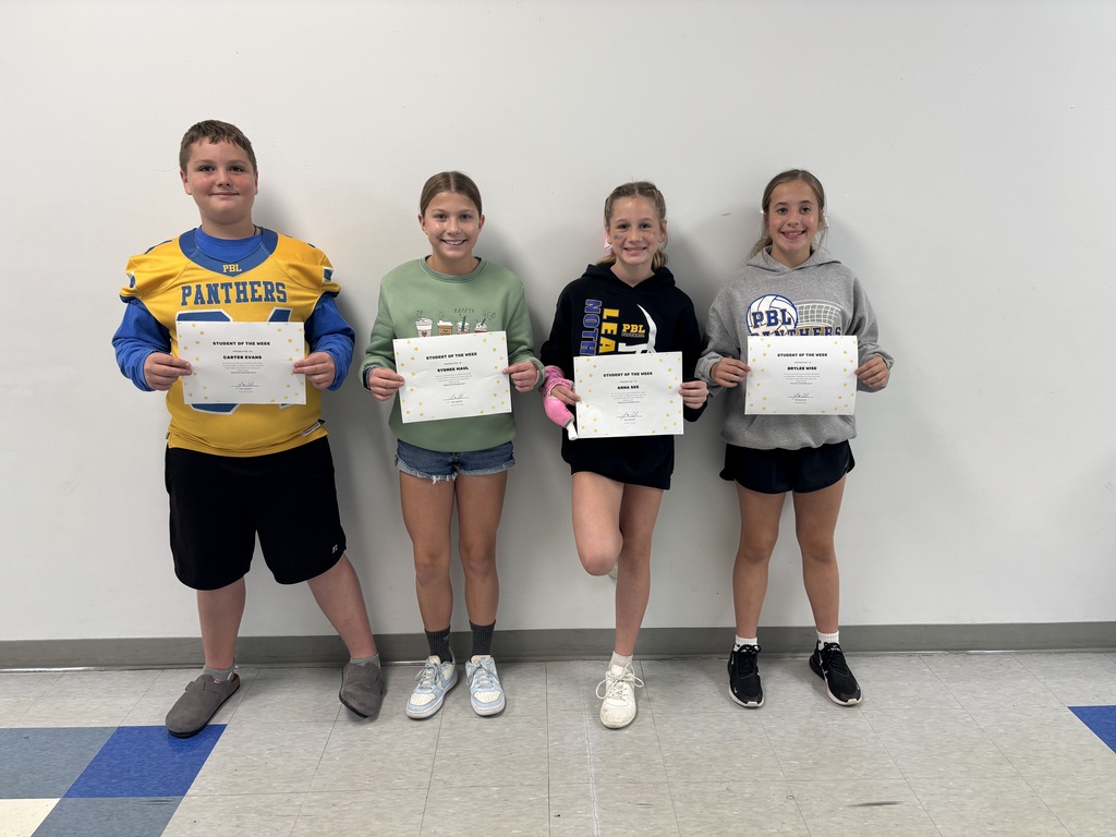 6th Grade Student of the Week 9
