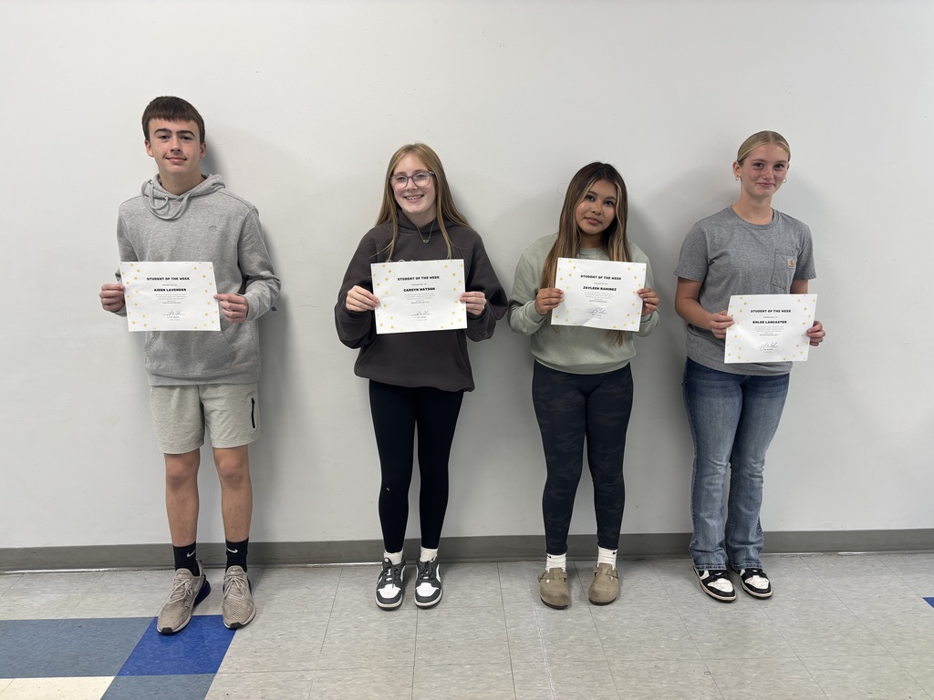 8th Grade Student of the Week 10