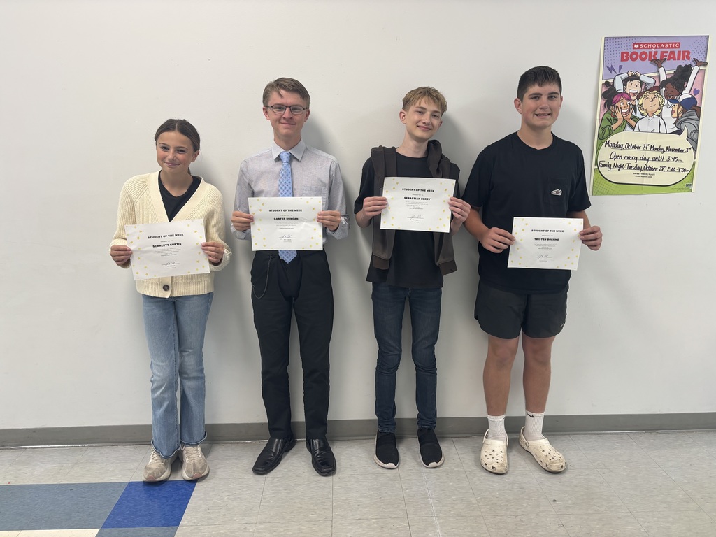 8th Grade Student of the Week