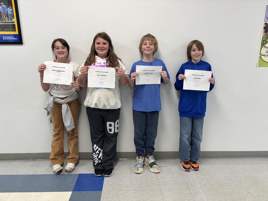 6th Grade Students of the Week