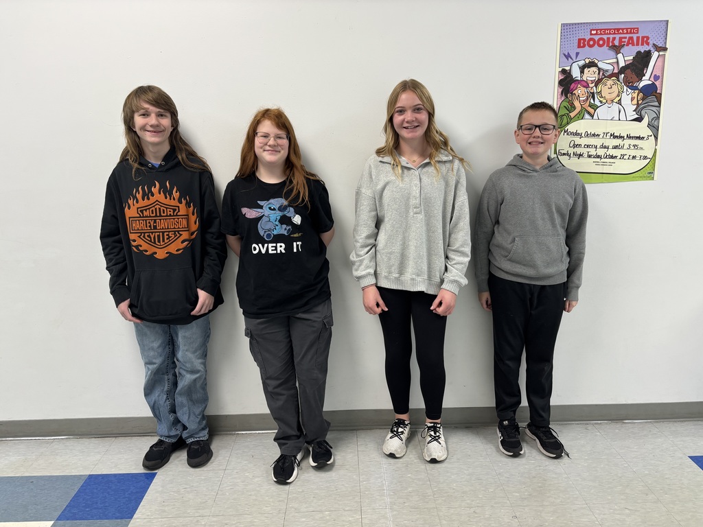 7th Grade Student of the Week October 27th - October 31st