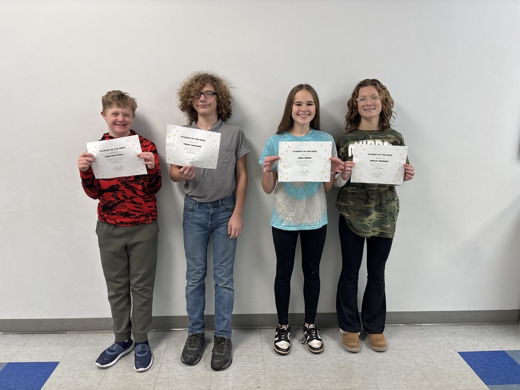 8th Grade Student of the Week