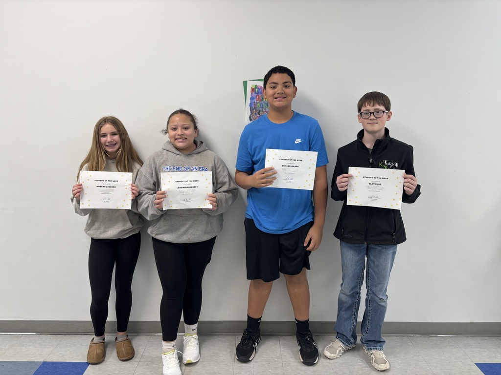 7th Grade Student of the Week 11