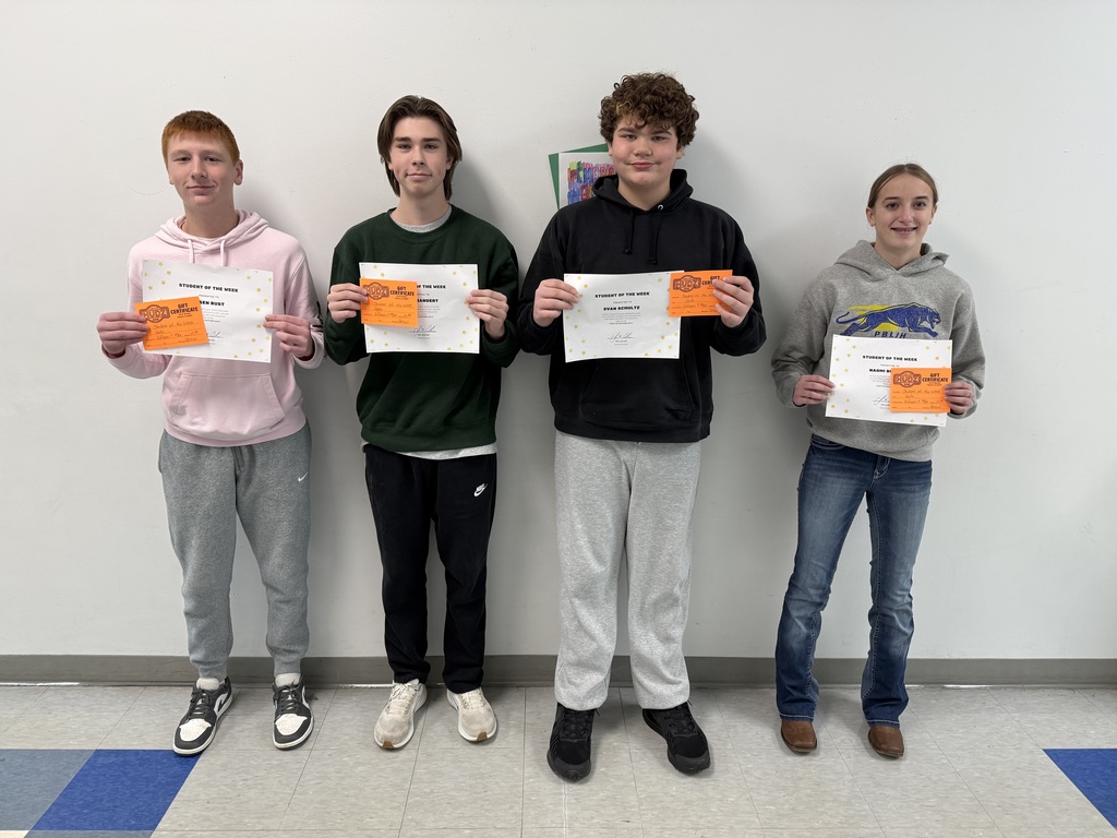 8th Grade Students of the Week