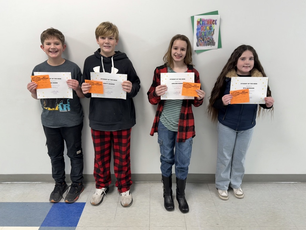 6th Grade Students of the Week