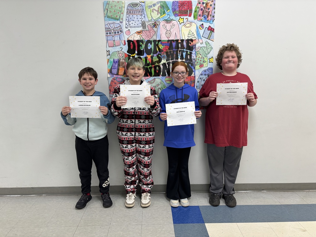 6th Grade Student of the Week