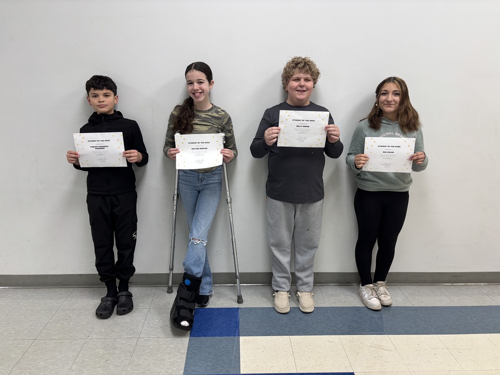 7th Grade Students of the Week 1