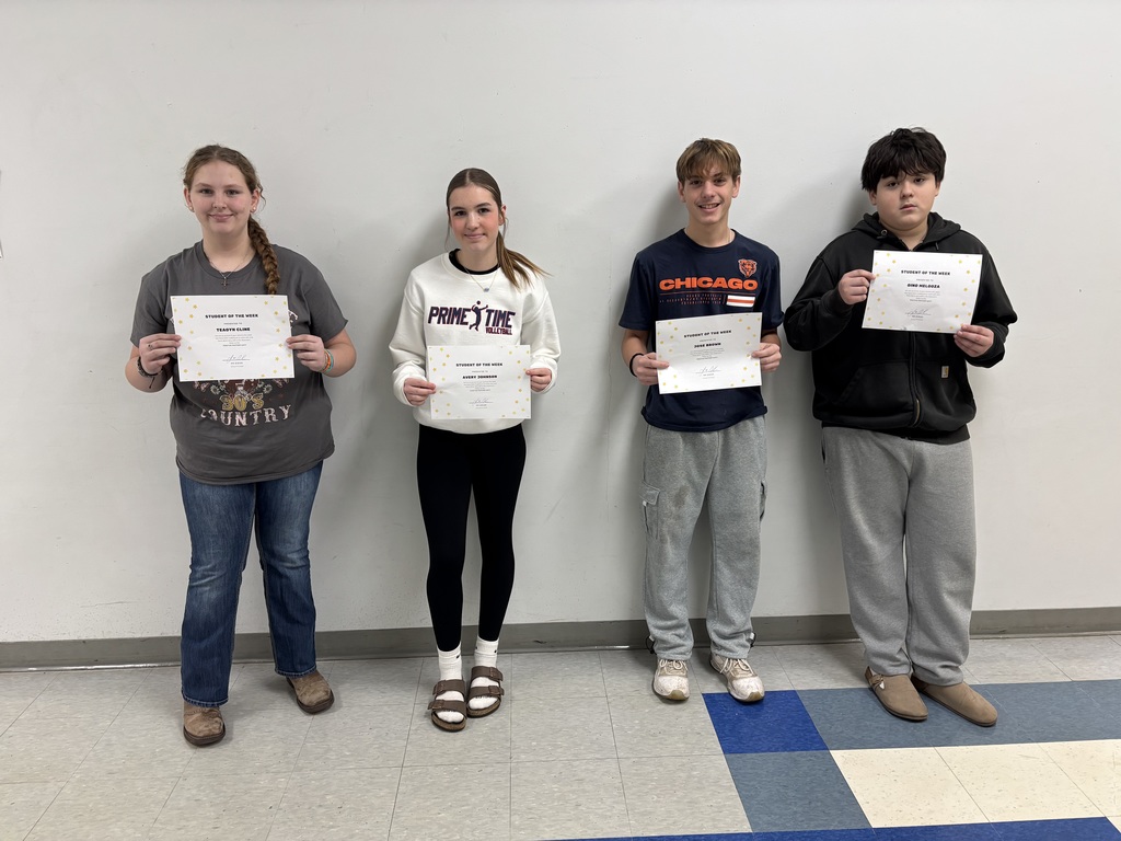8th Grade Students of the Week 1