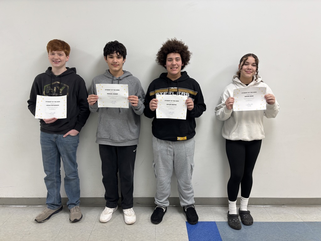 8th Grade Student of the Week 1