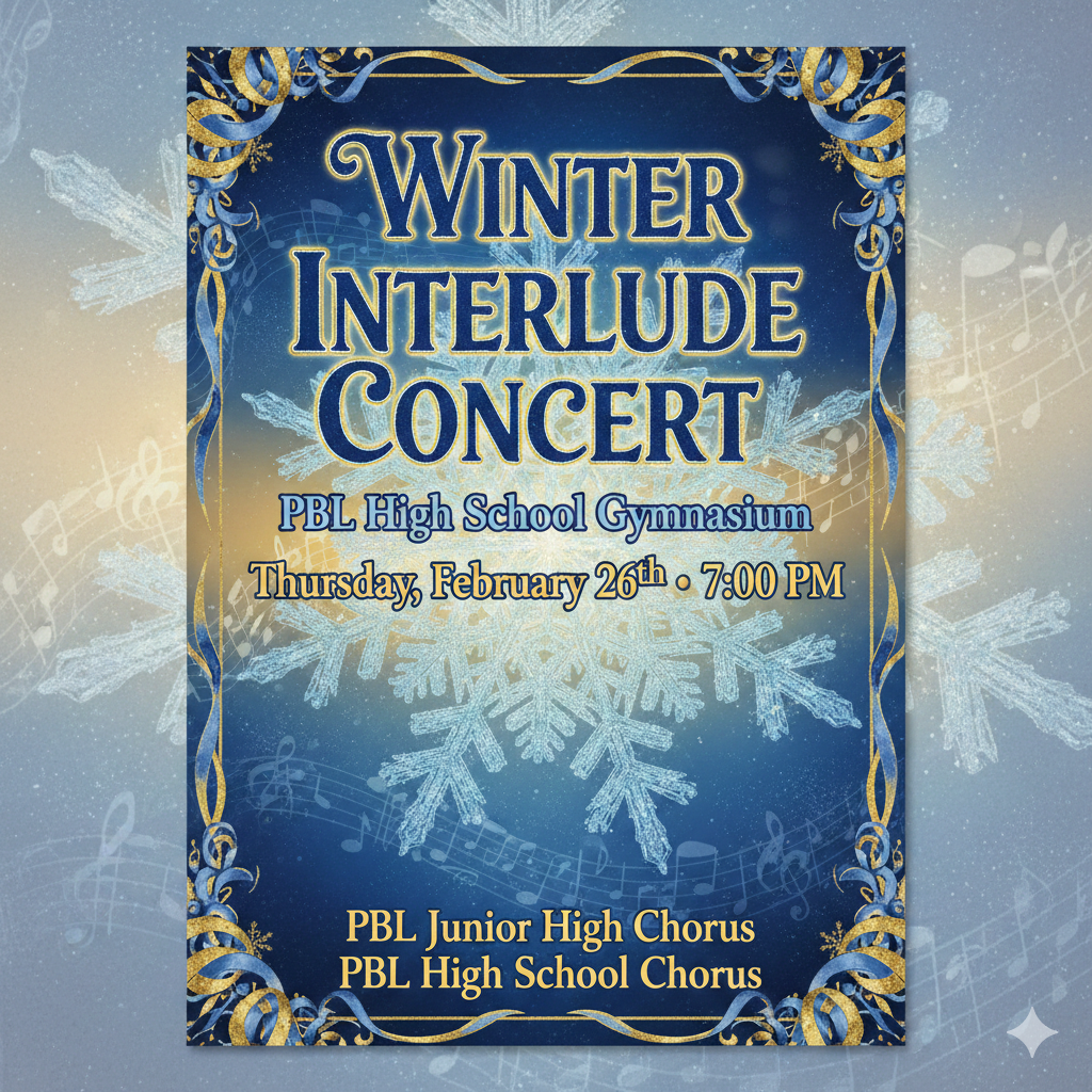 PBL JH Chorus - Winter Interlude Concert