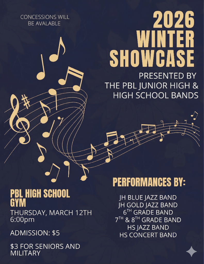 2026 Band Winter Showcase - March 12, 2026