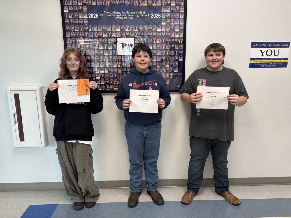 8th Grade Students of the Week