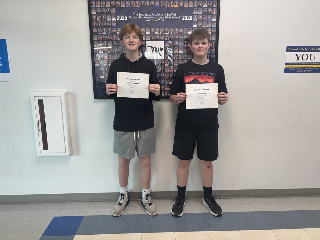 8th Grade Students of the Week