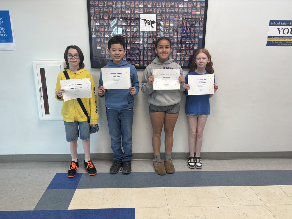 6th Grade Students of the Week