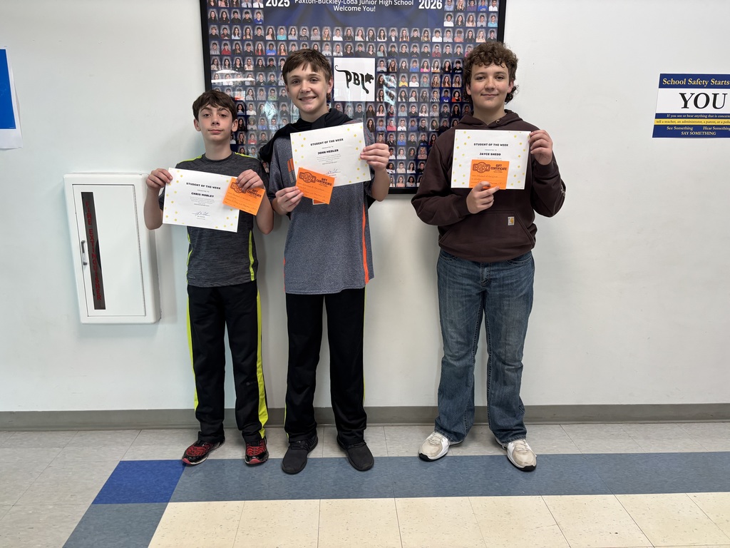 7th Grade Students of the Week