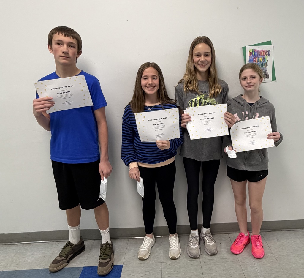6th Grade Students of the Week