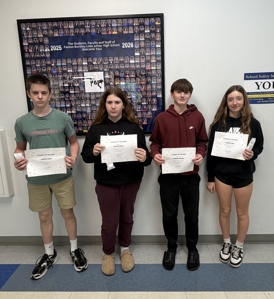 8th Grade Students of the Week