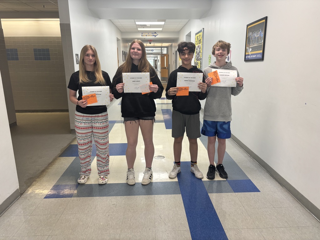 8th Grade Students of the Week