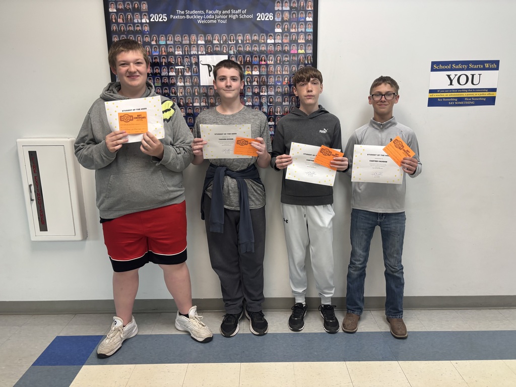 8th Grade Students of the Week