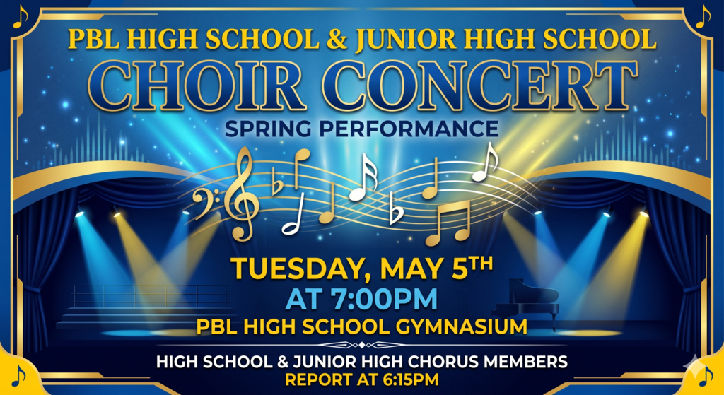 JH & HS Spring Chorus Concert