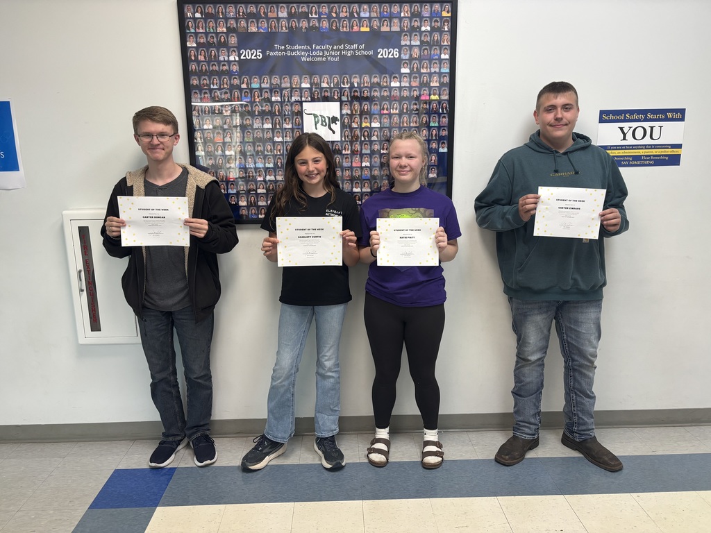 8th Grade Students of the Week