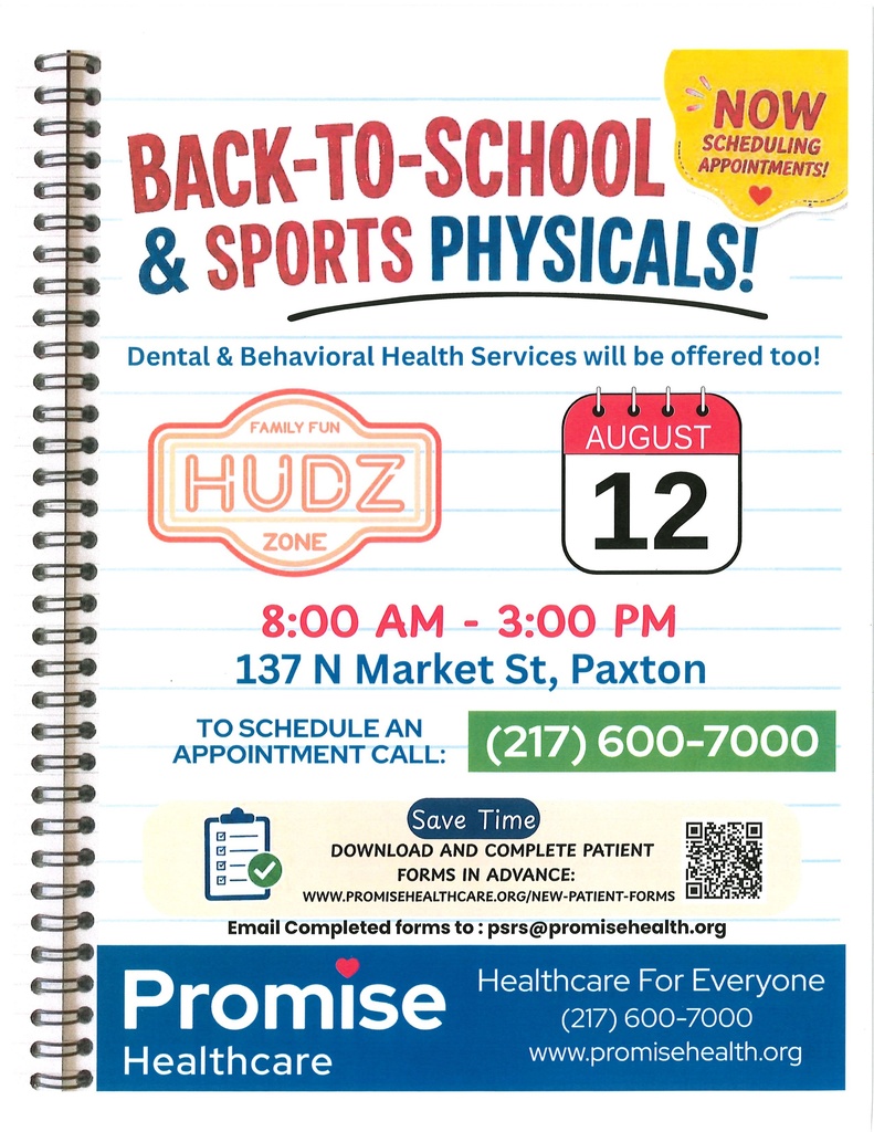 Back-to-School & Sports Physicals (English)