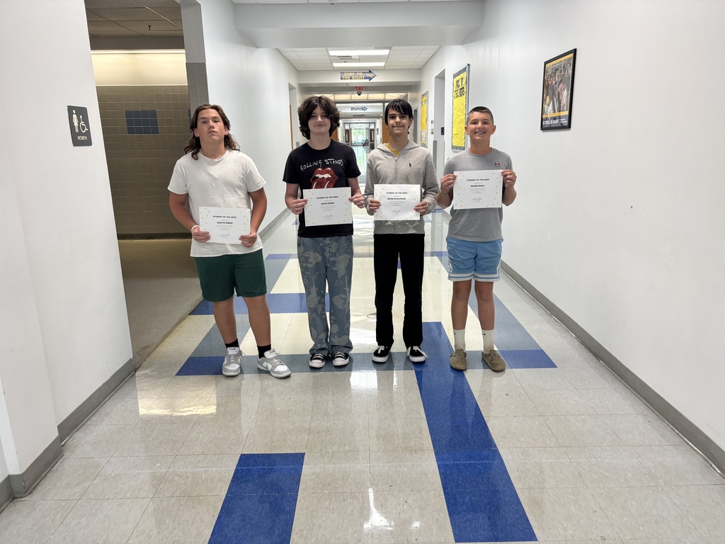 8th Grade Student of the Week