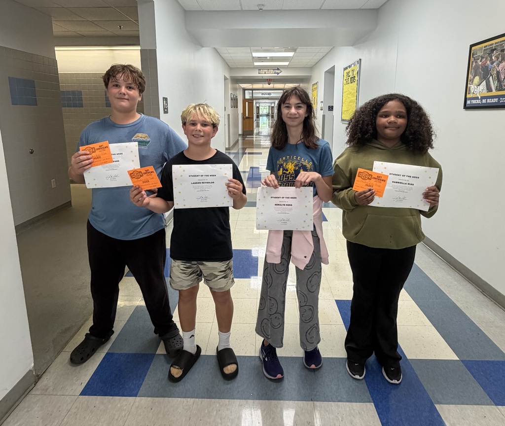 7th Grade Students of the Week