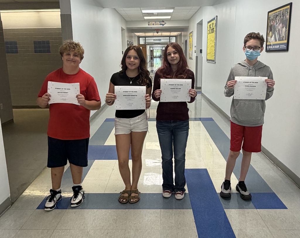 8th Grade Student of the Week