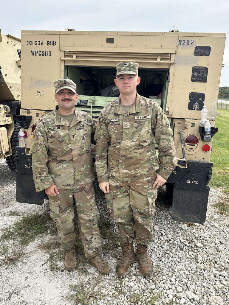 Mr. Callahan - First Lieutenant & Mr. Anderson - Private First Class