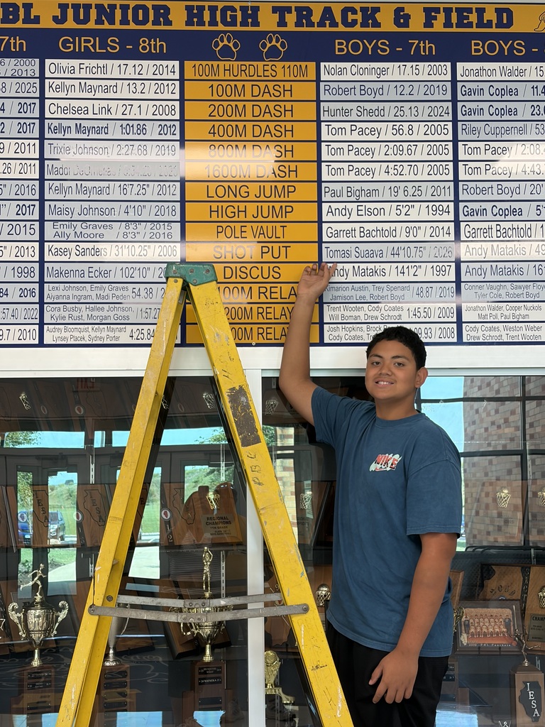 T. Suaava - 7th Grade Shot Put Record