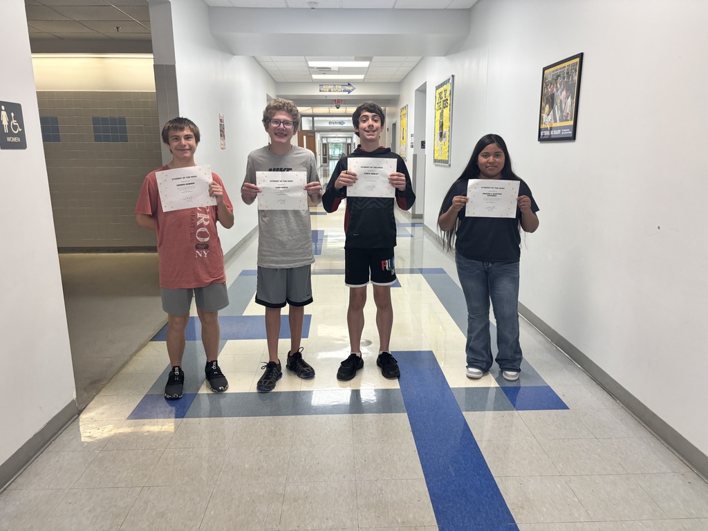 8th Grade Students of the Week