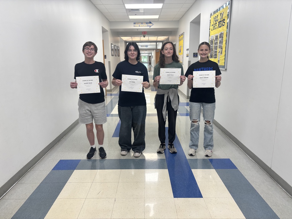 8th Grade Students of the Week
