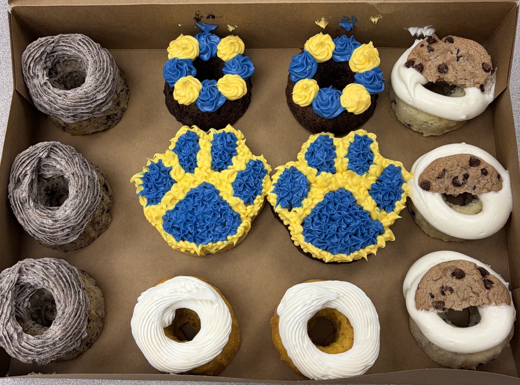 Treats from an anonymous donor and Pound Cakes