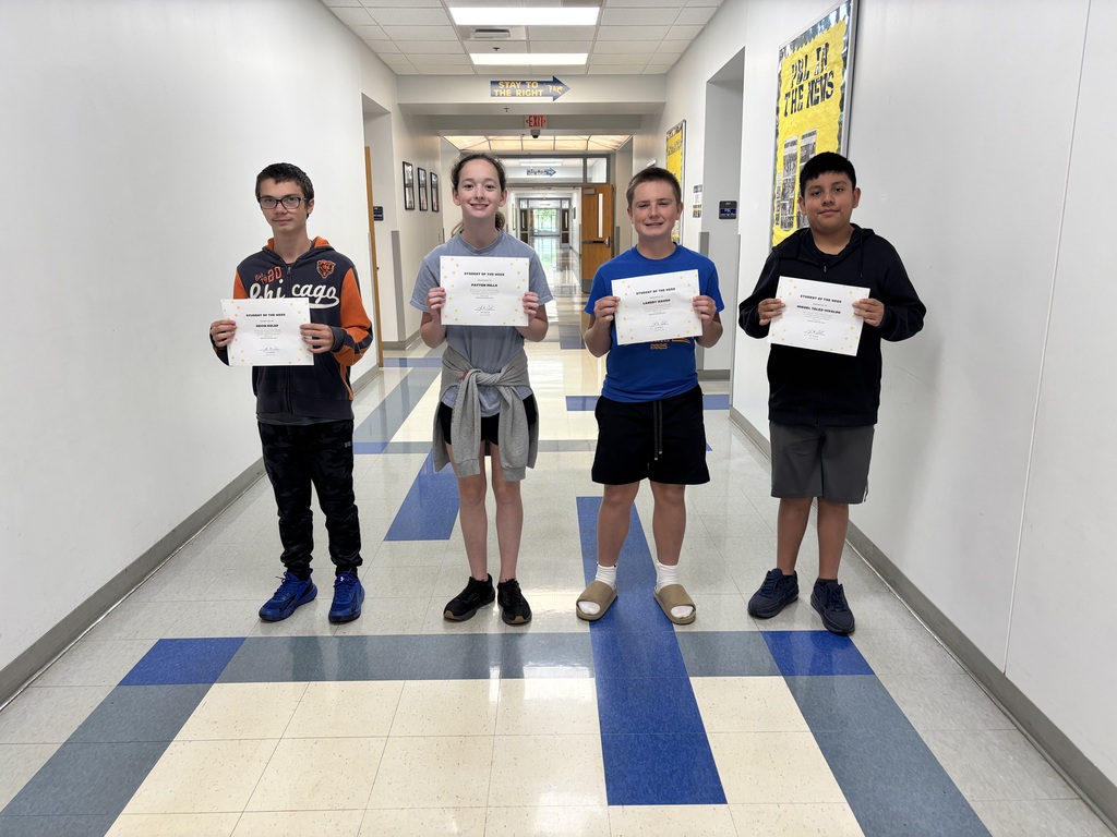 8th Grade Students of the Week