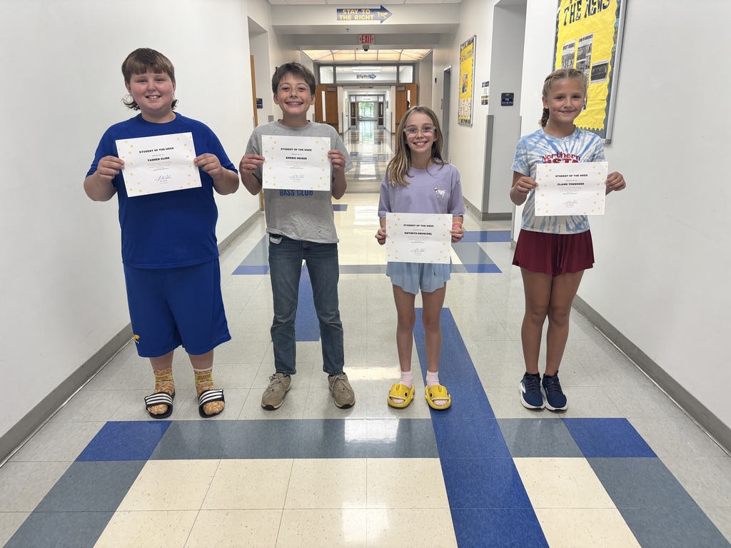 6th Grade Students of the Week