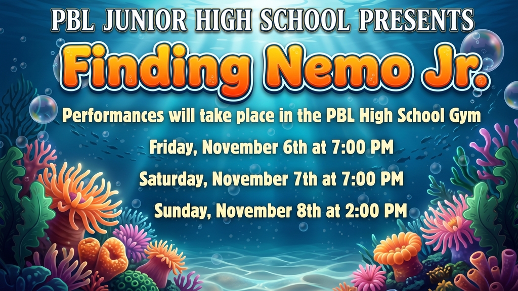 PBL Junior High Presents - Finding Nemo Jr.