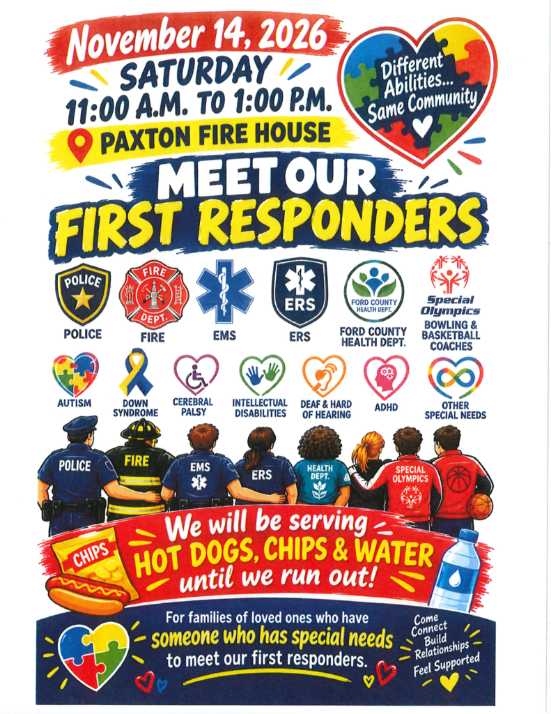 Different Abilities...Same Community (Meet Paxton First Responders)