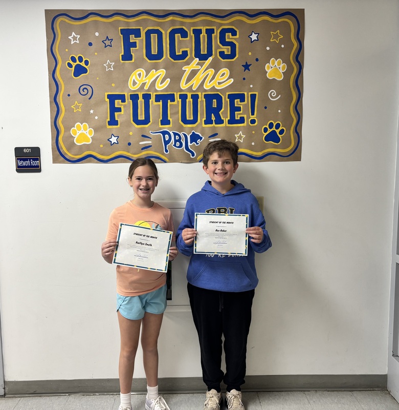 7th Grade August & September Students of the Month
