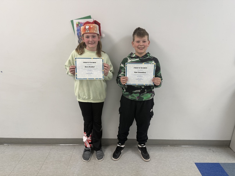 6th Grade Students of the Month