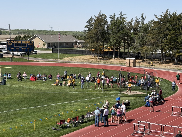 Discus at District track.